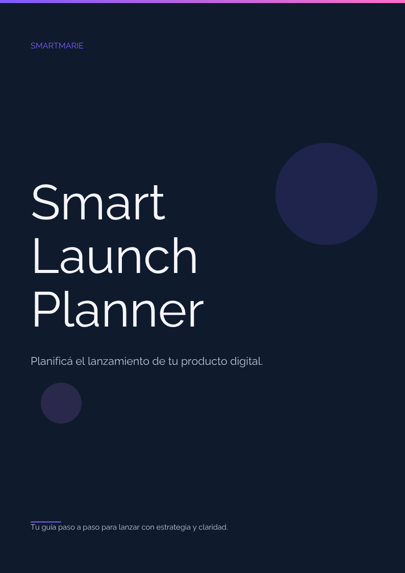 Smart Launch Planner — Organizá tu lanzamiento semana a semana